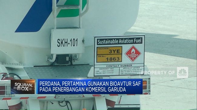 Uji Coba Perdana Pertamina Menggunakan Bioavtur SAF dalam Penerbangan Garuda