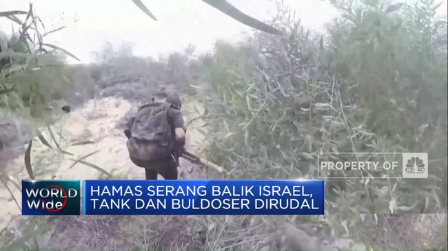 Israel Diserang oleh Hamas, Kendaraan Tank dan Buldoser Digunakan