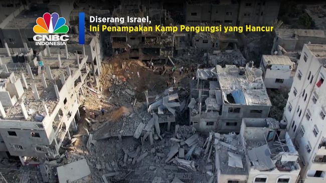 Penampakan Kamp Pengungsi Gaza yang Terhancurkan oleh Israel