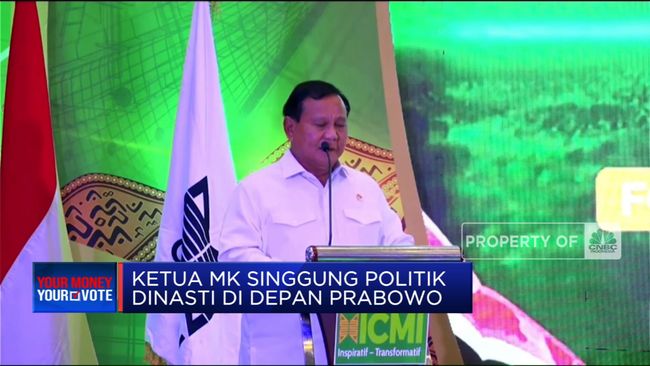 Ketua MK Membahas Isu Politik Dinasti Saat Berhadapan dengan Prabowo