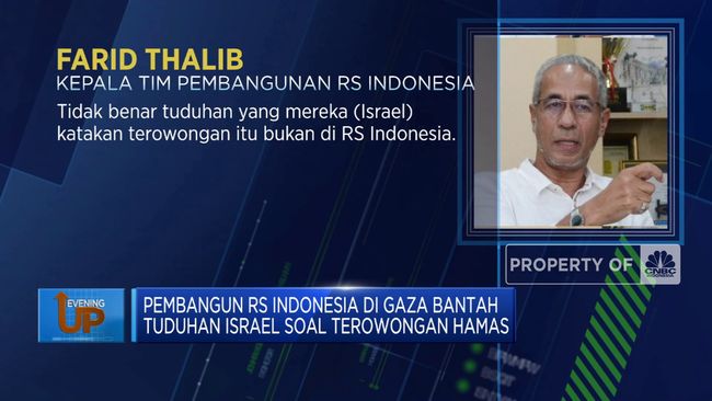 Bantahan RS Indonesia terhadap tuduhan Israel terkait terowongan Hamas