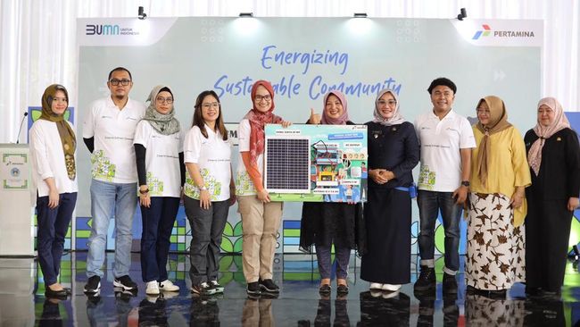 Pertamina Mewujudkan Sekolah Adiwiyata Nasional dengan Basis Energi Baru Terbarukan (EBT)