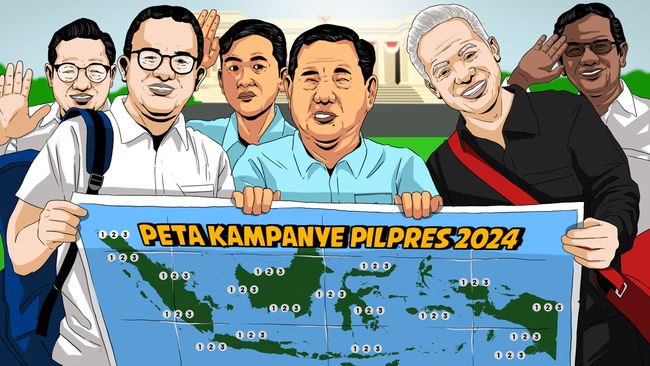 Kampanye Pertama Anies, Prabowo & Ganjar: Pecah!