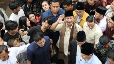 Kiai-kiai di Banten mendukung Prabowo Subianto dengan penuh semangat