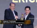 Erick Thohir Receives Best Leader Award for SOE Transformation