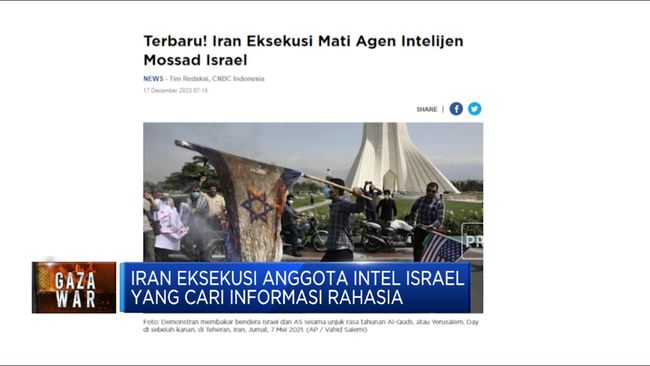 Eksekusi Intel Mossad oleh Iran: Informasi Rahasia yang Terungkap!