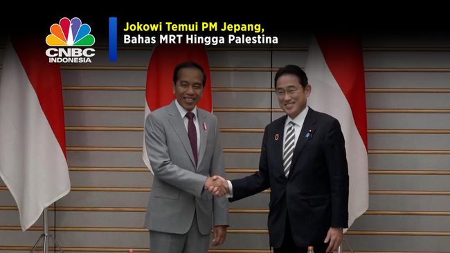 Video: Pertemuan Jokowi dengan PM Jepang, Membahas Proyek MRT dan Isu Palestina