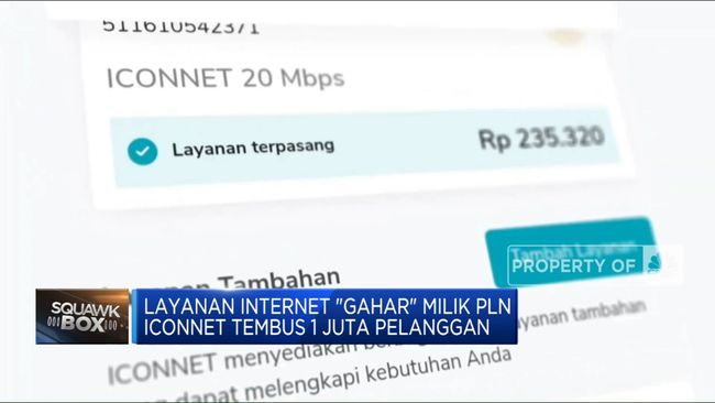 LAYANAN INTERNET ICONNET PLN MENCAPAI 1 JUTA PELANGGAN