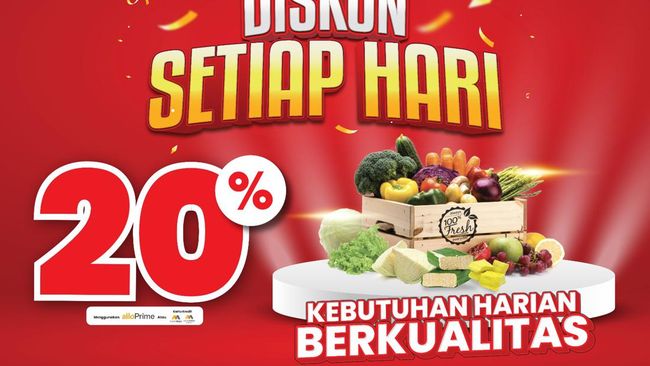 Diskon 20% untuk Produk Ini Setiap Hari Mulai Besok di Transmart