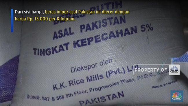 Penampakan Beras Asal Pakistan yang Diimpor Ini!