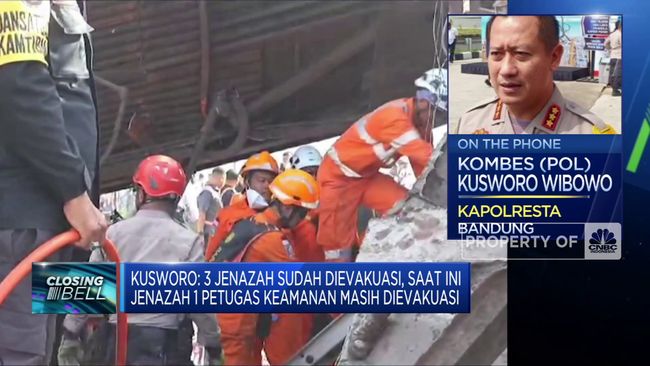 Kapolresta Bandung Mengungkapkan Kendala Evakuasi Korban Tewas