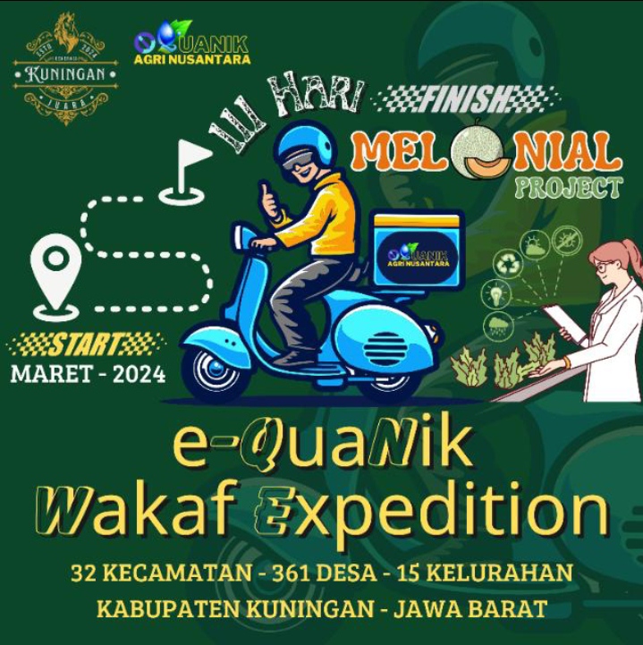 Perjalanan Wakaf 111 Hari, e-QuaNik Agri Nusantara : Untuk Kesejahteraan Masyarakat Kuningan