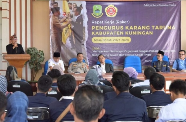 Raker Karang Taruna Kabupaten Dibuka, Iip Berikan Tiga Pesan Penting