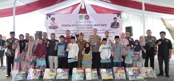 KSPSI Kuningan Memperingati Hari Buruh dengan Halal Bihalal dan Santunan untuk Anak Yatim, Tanpa Unjuk Rasa 🤝