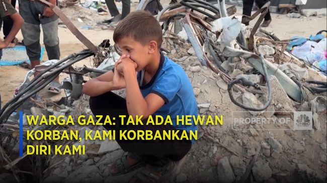 Video: Warga Gaza Mengungkap Tidak Ada Hewan yang Berkorban, Kami Mengorbankan Diri Kami