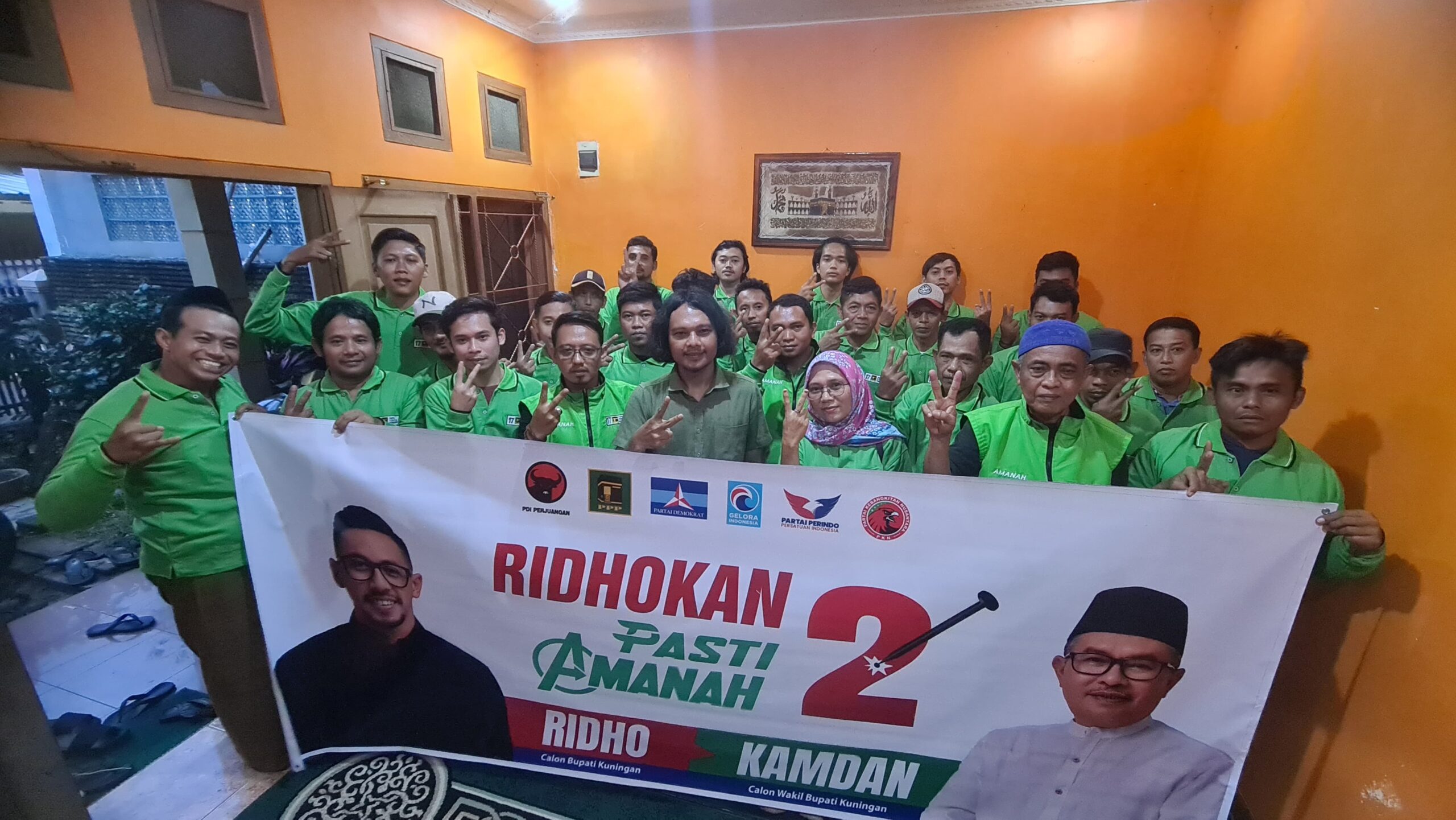 Siap Menangkan Ridho-Kamdan, Relawan Arya Permana Graha Berjuang untuk Bupati dan Wabup Kuningan